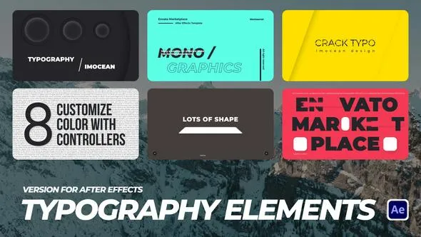 Videohive Typography Elements 48913844