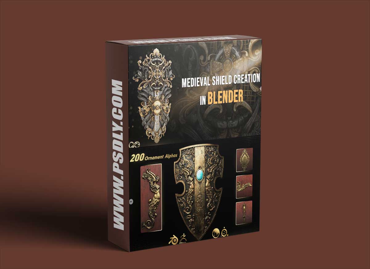 ArtStation – Create a Highly Detailed Shield in Blender