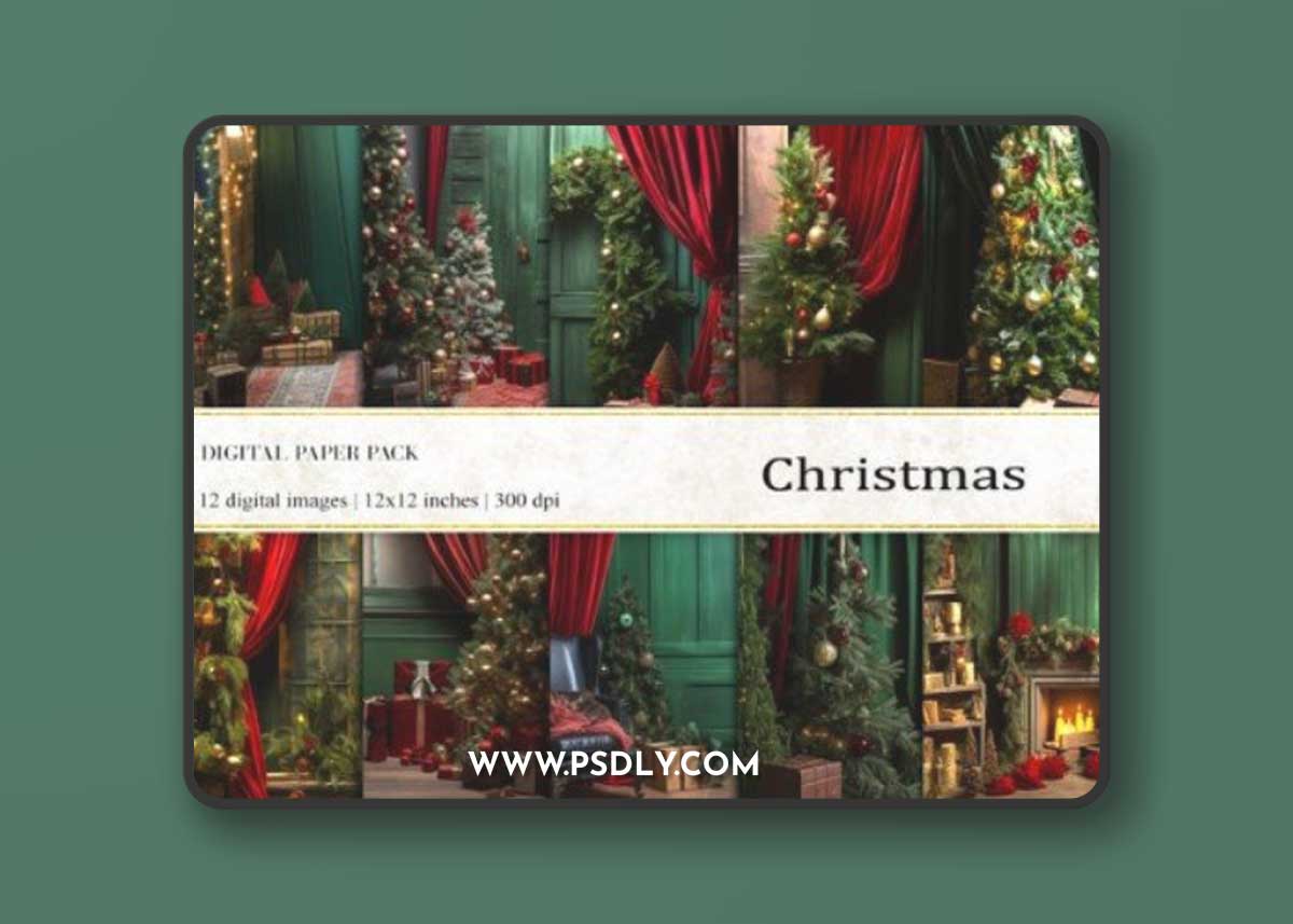 Christmas Digital Backdrops