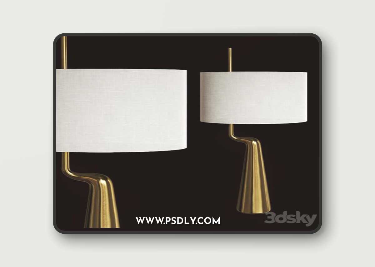 Heronn Table Lamp by Charles Tassin