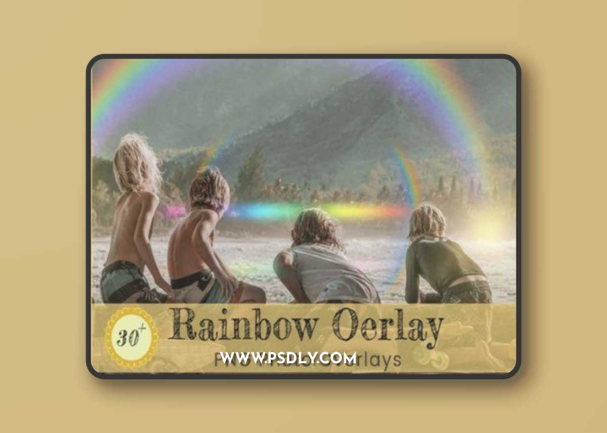 Realistic Rainbow Photoshop Overlay
