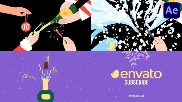 Videohive Christmas Celebration Logo Opener for After Effects 48998503