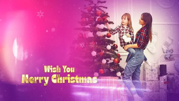 Videohive Christmas Photos Slideshow 49318153