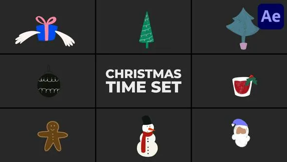 Videohive Christmas Time Set for After Effects 49263906