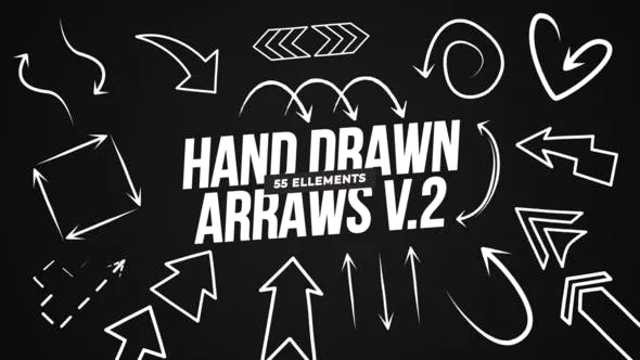 Videohive Hand Drawn Arrows v.2 49437433