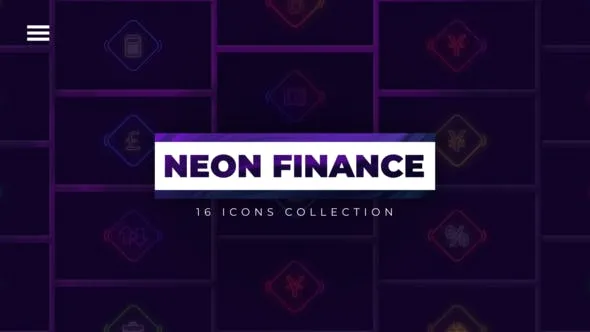 Videohive Neon Finance Icons 48968867