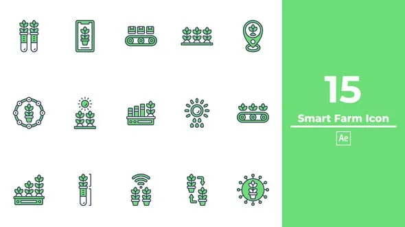 Videohive Smart Farm Icon After Effects 49283517