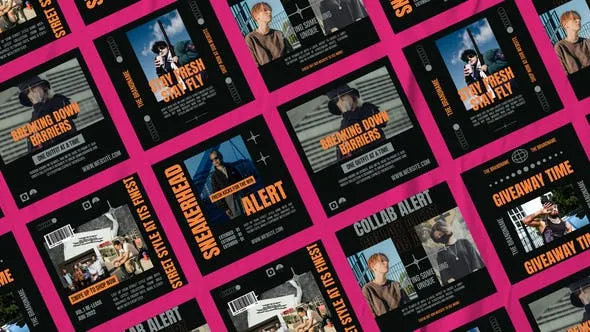 Videohive Streetwise Urban Instagram Posts 49456608