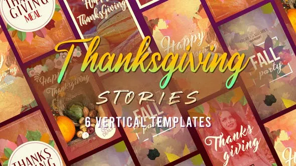 Videohive Thanksgiving Stories 48998227