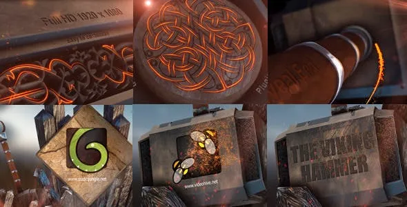 Videohive The Viking Hammer Logo Reveal 11427993