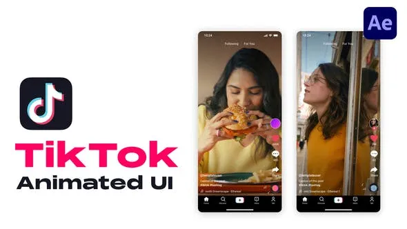 Videohive TikTok Animated UI 49000422