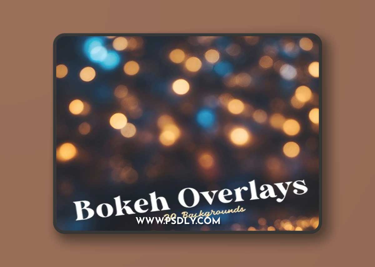 20 Bokeh Light Overlay for Photoshop