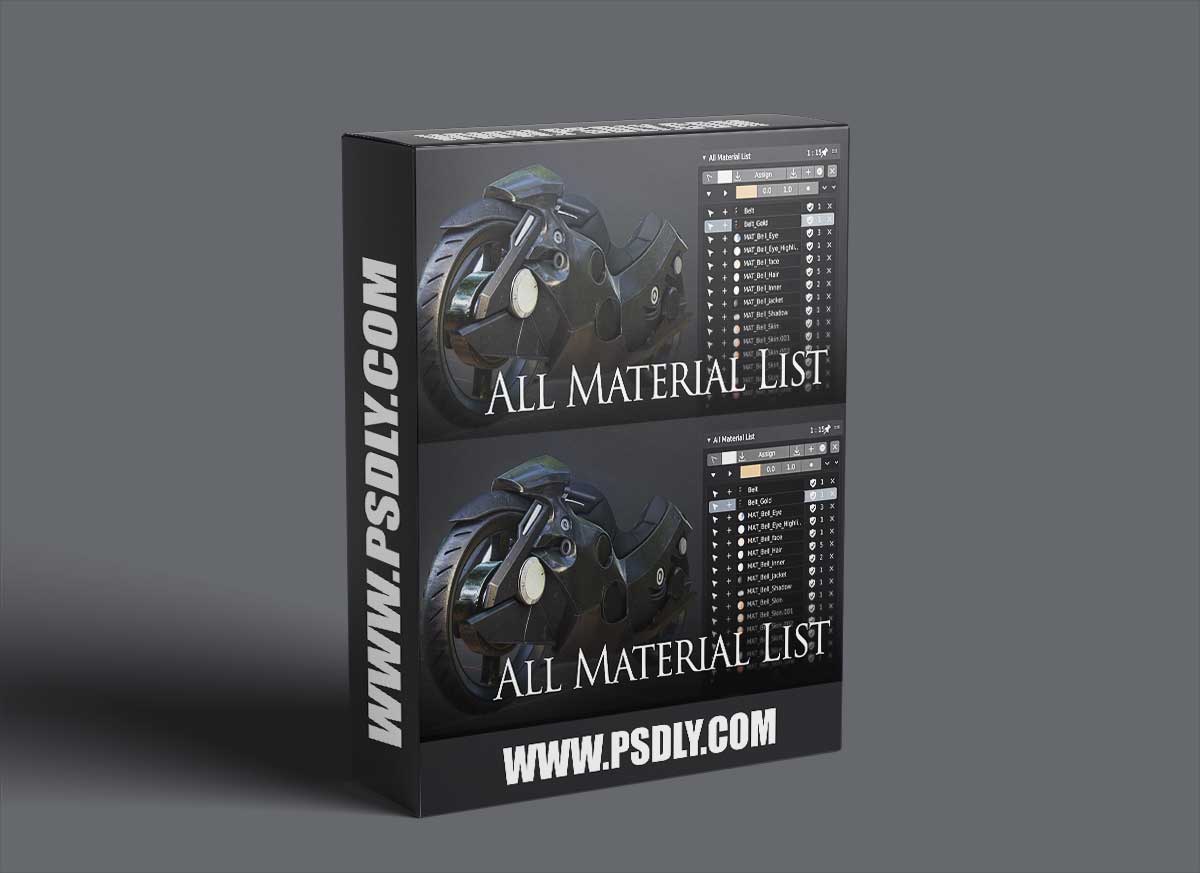 Blender Market - All Material List v2.7.58