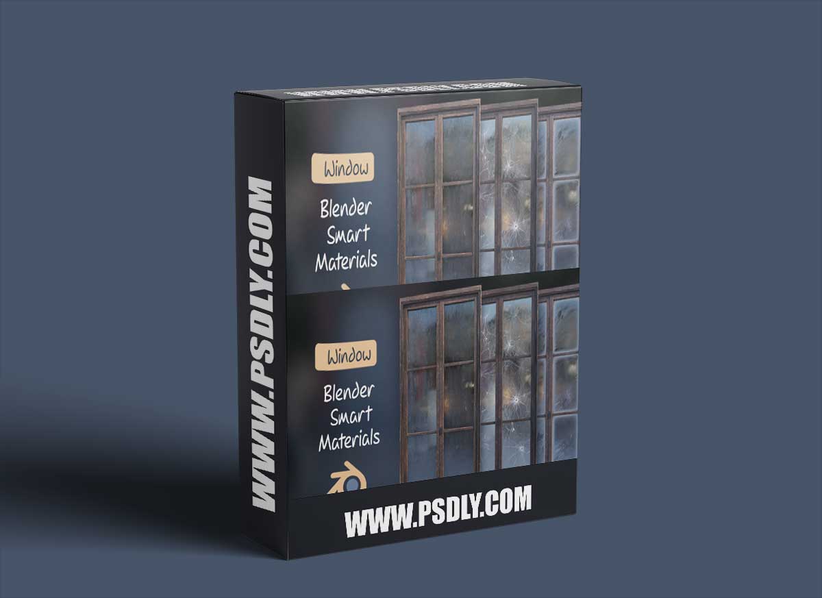 Blender Smart Materials Window Procedural Water Drops