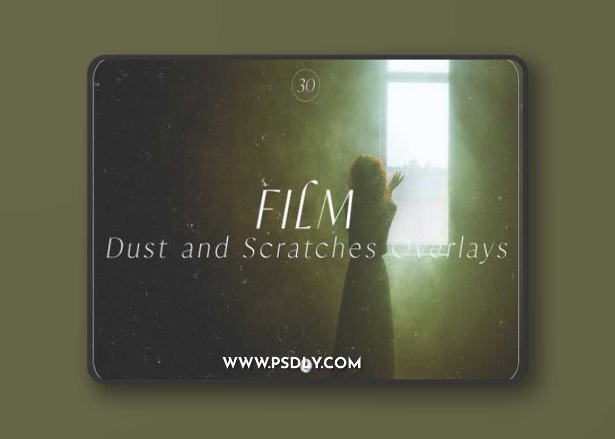 Film Dust and Scratches Photo Overlays