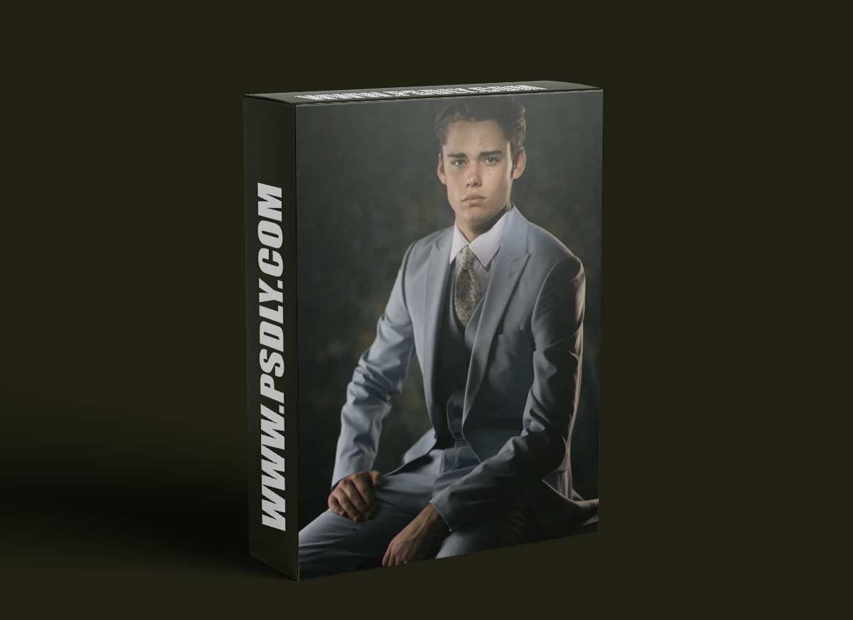 Karl Taylor Photography - Male Portraiture with DIY Canvas Backdrop