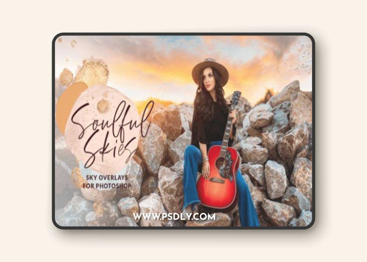 "Soulful Skies" Cloud & Sky Overlays + NEW Magic Replace Actions