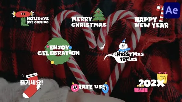 Videohive Christmas And New Year Titles for After Effects 49939530