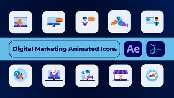 Videohive Digital Marketing Animated Icons 49999017