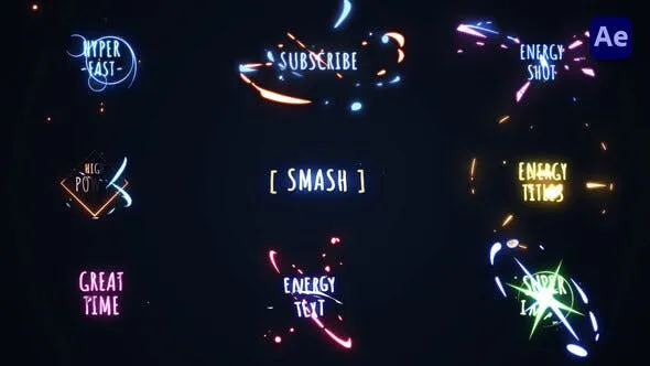 Videohive Energy Cartoon Titles [After Effects] 50079180