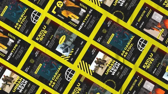 Videohive Haidey Techwear Reels & Stories 50071295