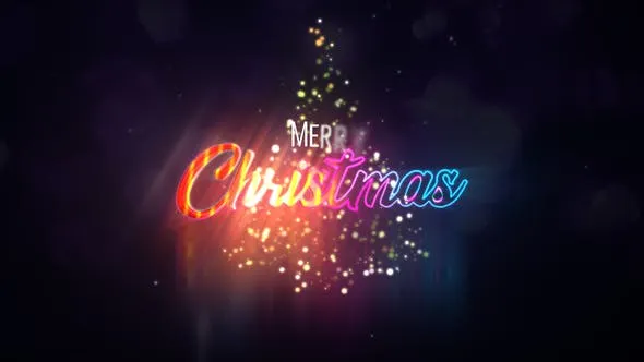 Videohive Merry Christmas Logo Opener 49726293