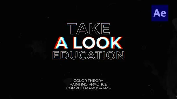 Videohive Stroke and Fill Text Titles 50077130