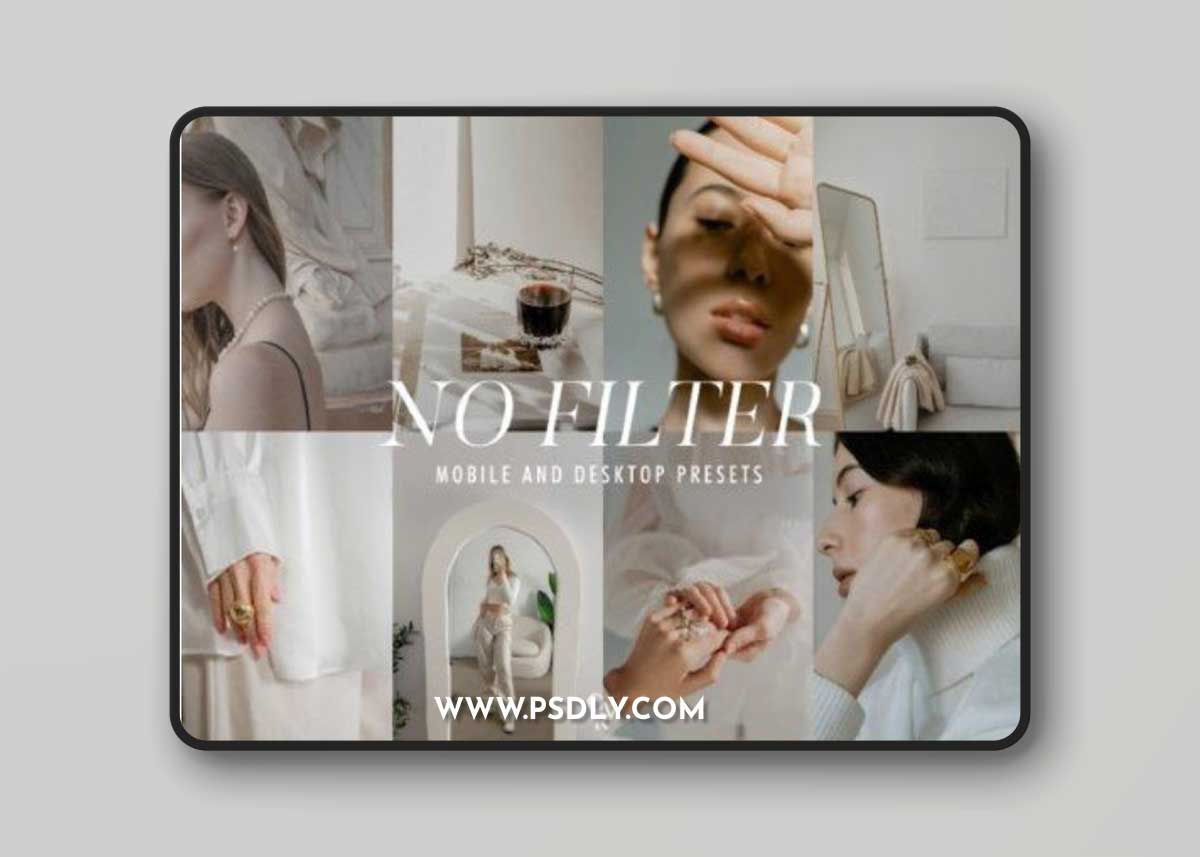 15 No Filter Lightroom Presets