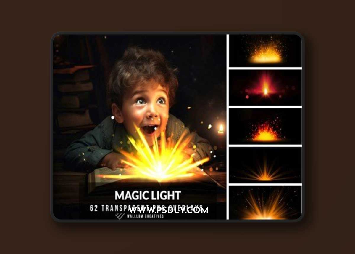 62 Magic Light Overlays