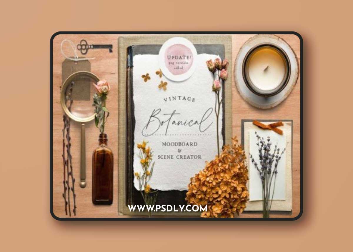 BOTANICAL MOODBOARD SCENE CREATOR