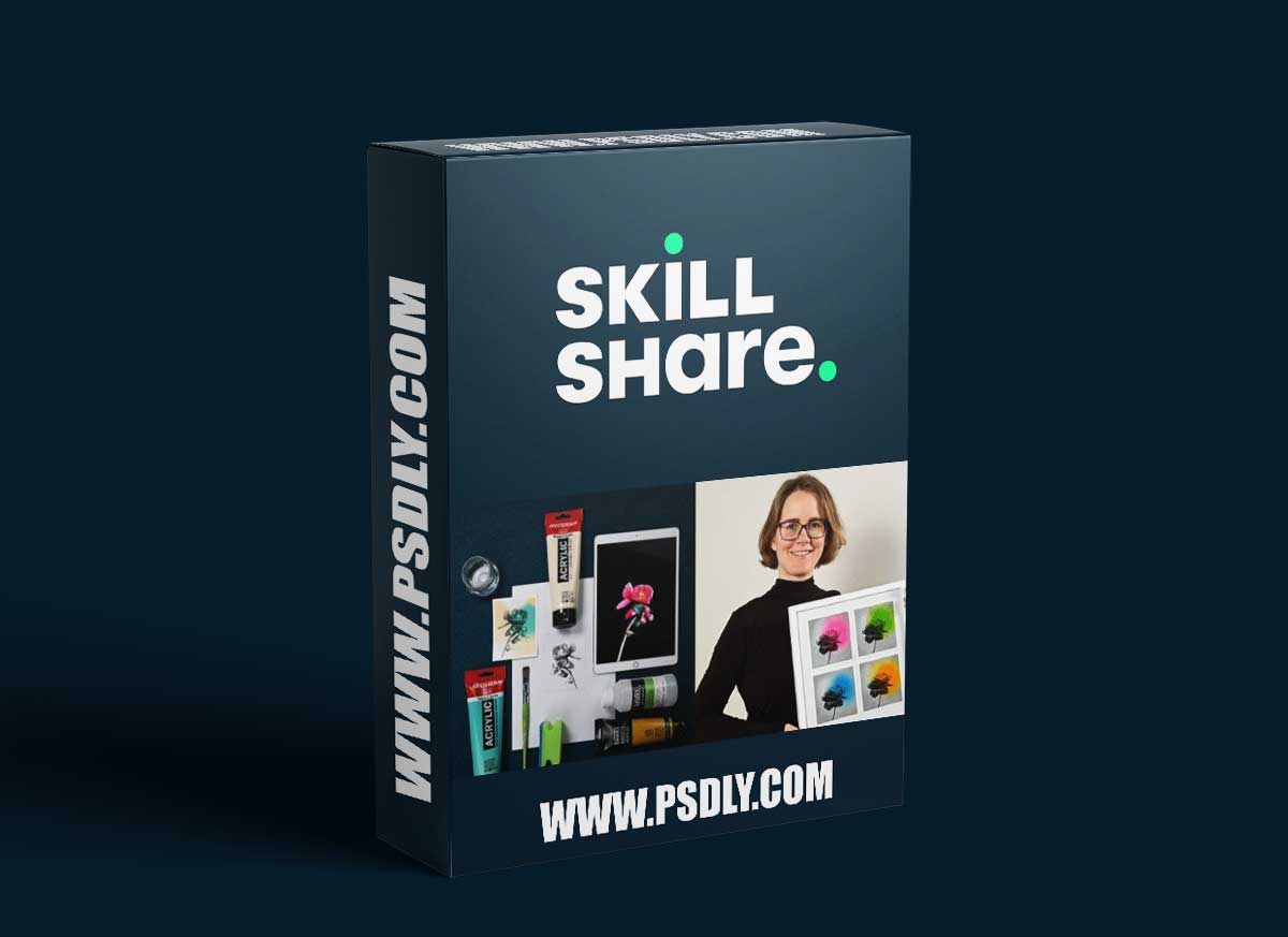 Blooms and Blends: Floral Art with Acrylic Paint and Image Transfer