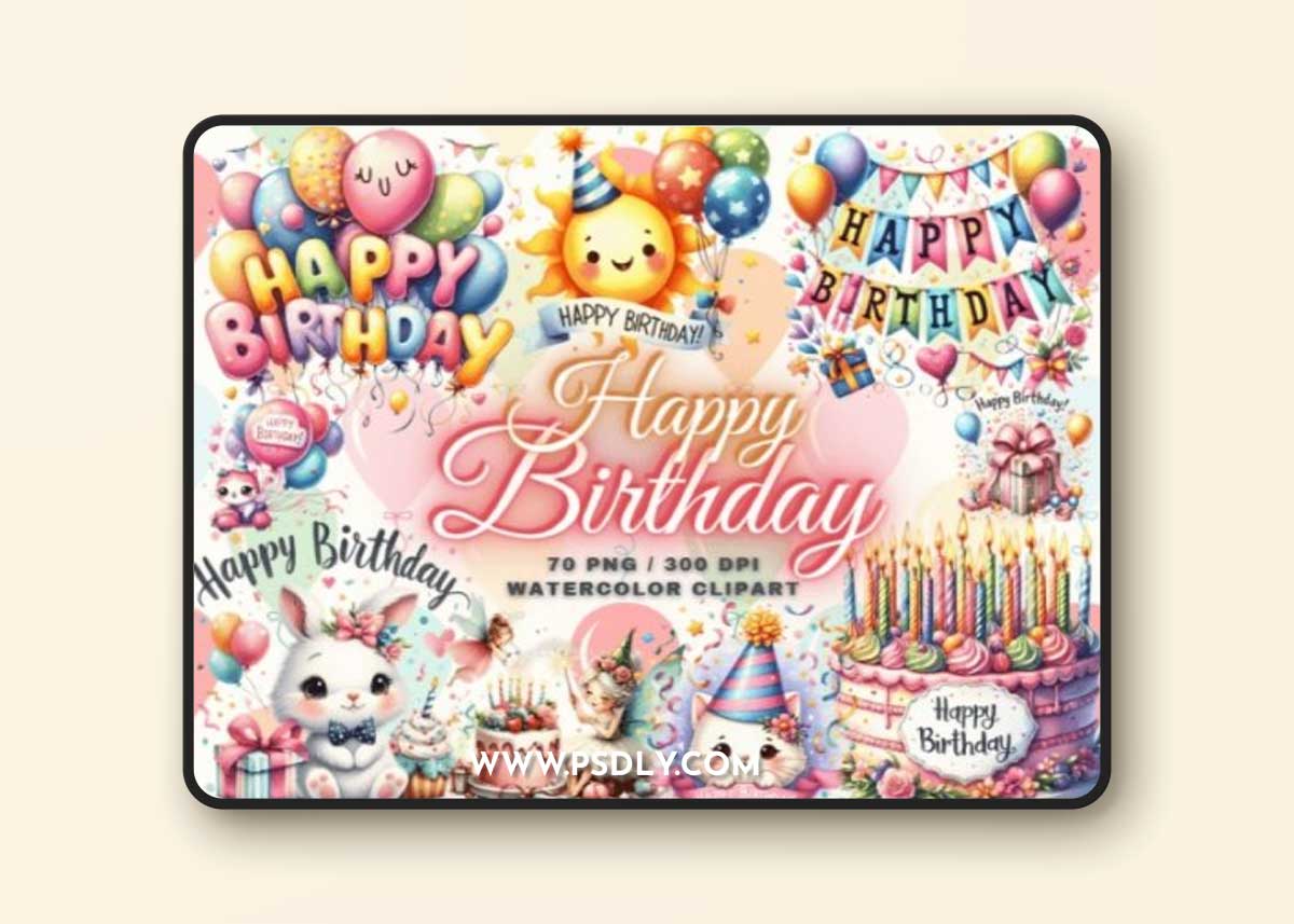 Happy Birthday Clipart - Birthday PNG 86123314