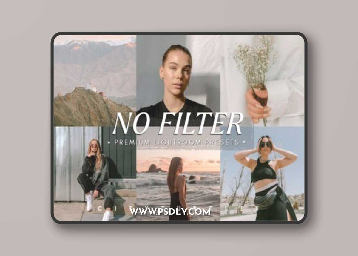 NO FILTER Natural Lightroom Presets