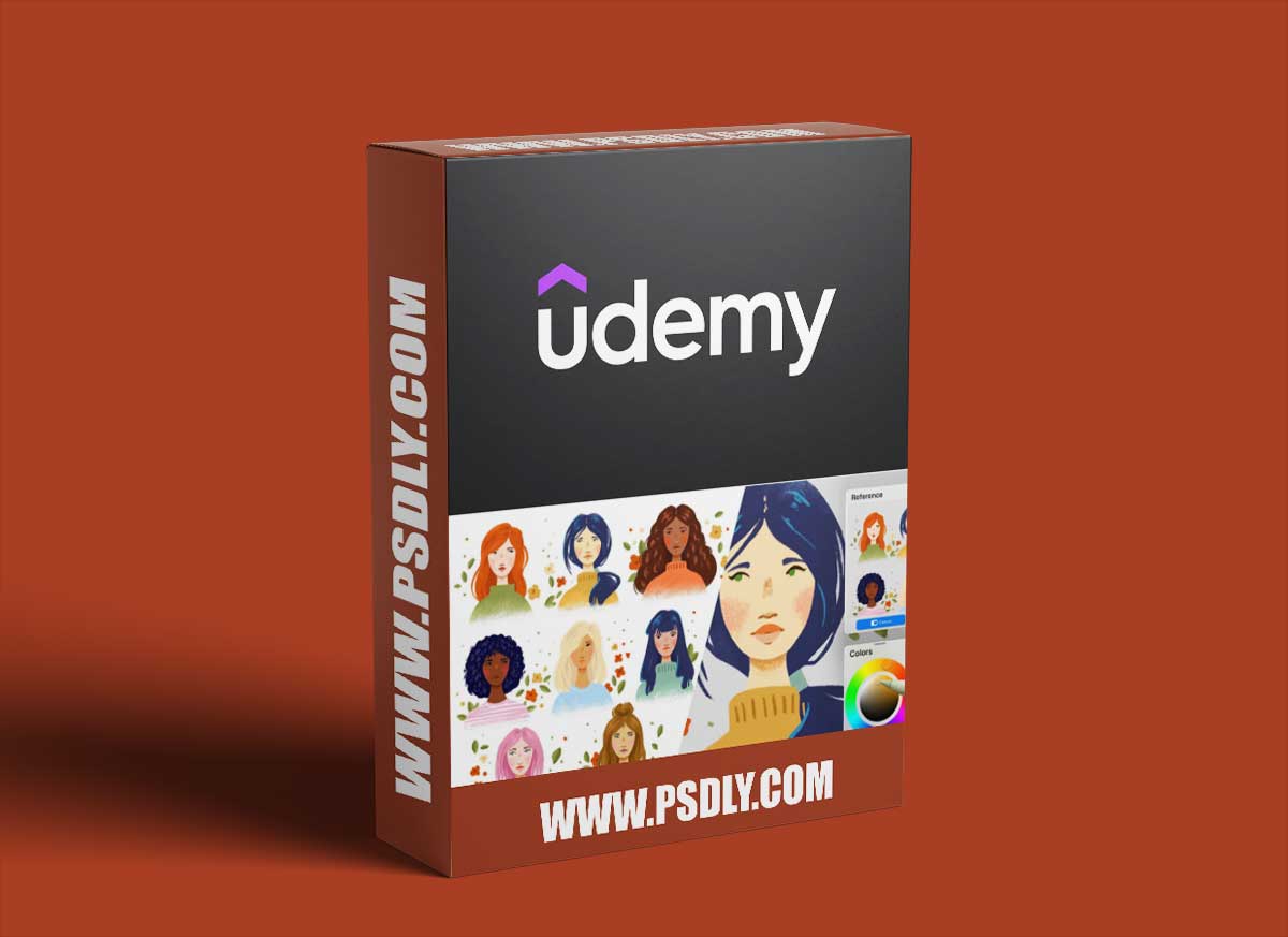 Painting Skin Tones: Draw Stylized Mini Portraits and Create Color Palettes in Procreate