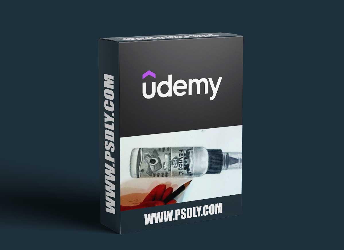 Pencil Drawing/Common Objects (Fevicol Bottle) Drawing