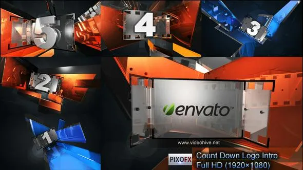 Videohive Count Down Logo Intro 4948592
