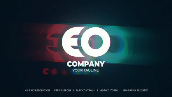 Videohive Glitch Logo Reveal 50460543