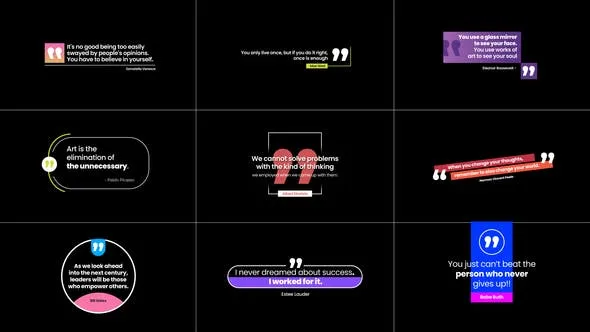 Videohive Quotes Titles 50480025
