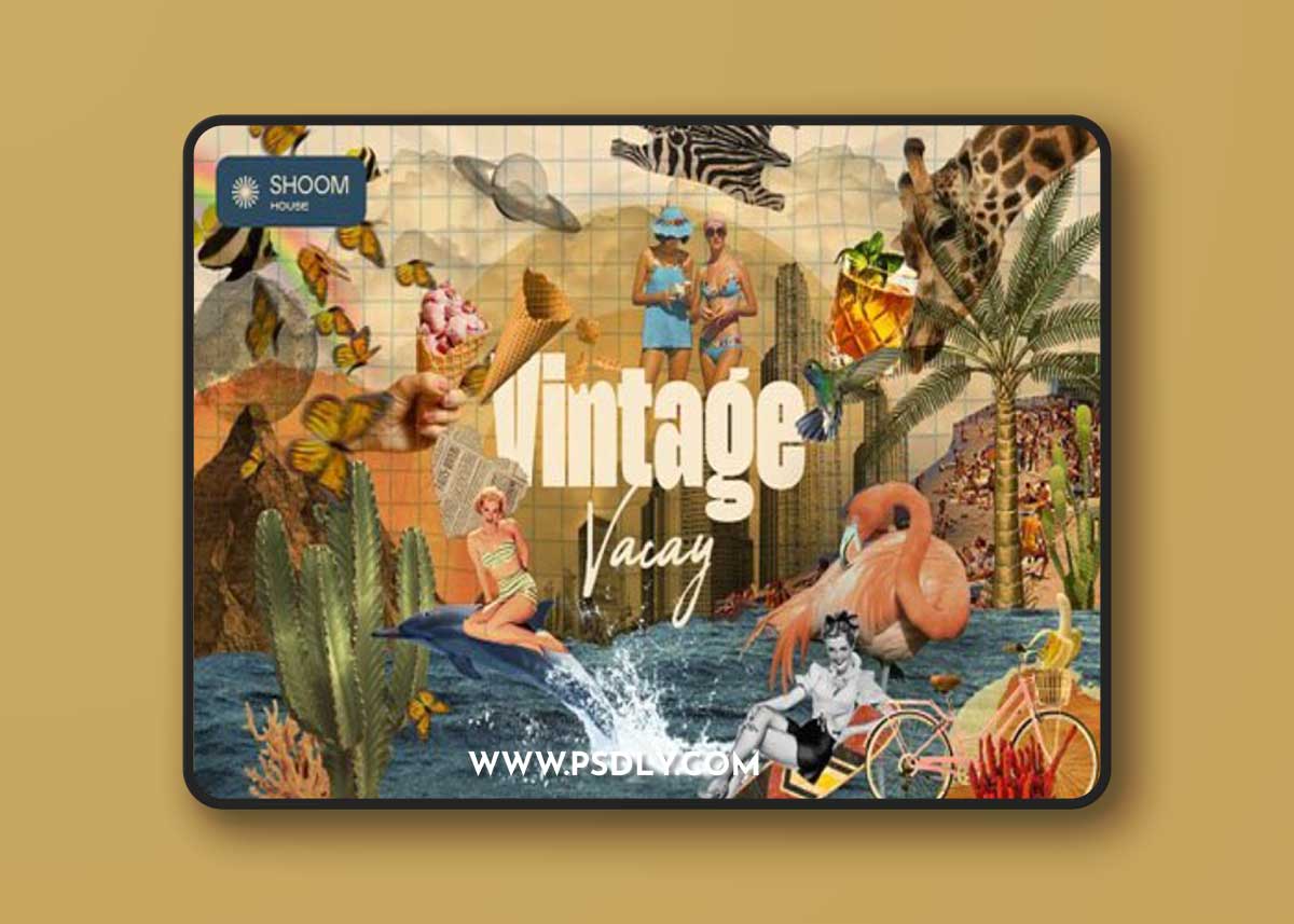 Vintage Vacay - Collage Creator Kit