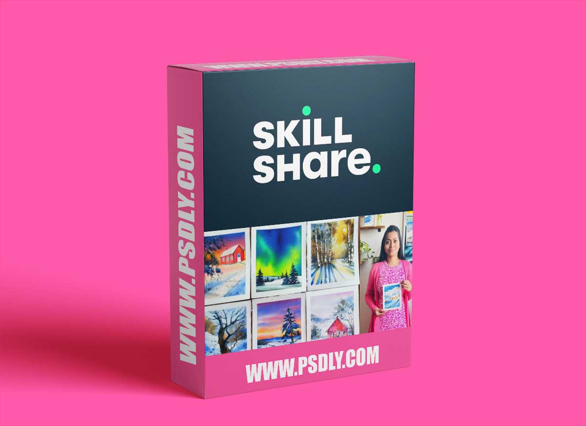 Watercolor Landscape - A Simple Art Challenge for 14 days