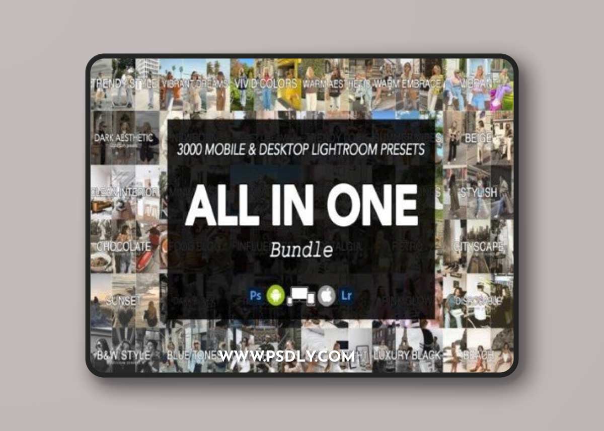 3000 Lightroom Presets Mobile & Desktop