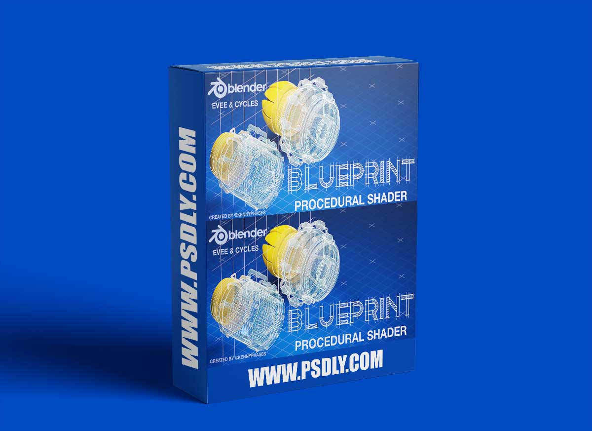 Blender Blueprint Procedural Shader v1