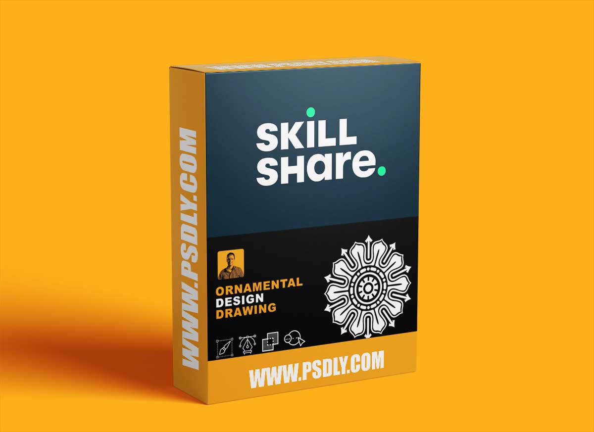 Draw an Ornament in Adobe Illustrator | Pen tool, Custom Brushes and Shapes