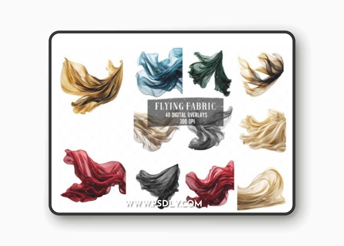 Flying Fabric Digital Overlays