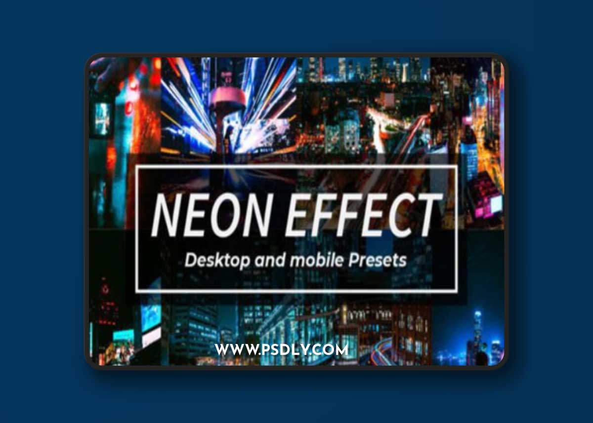 Night Photography Neon Effect Lightroom