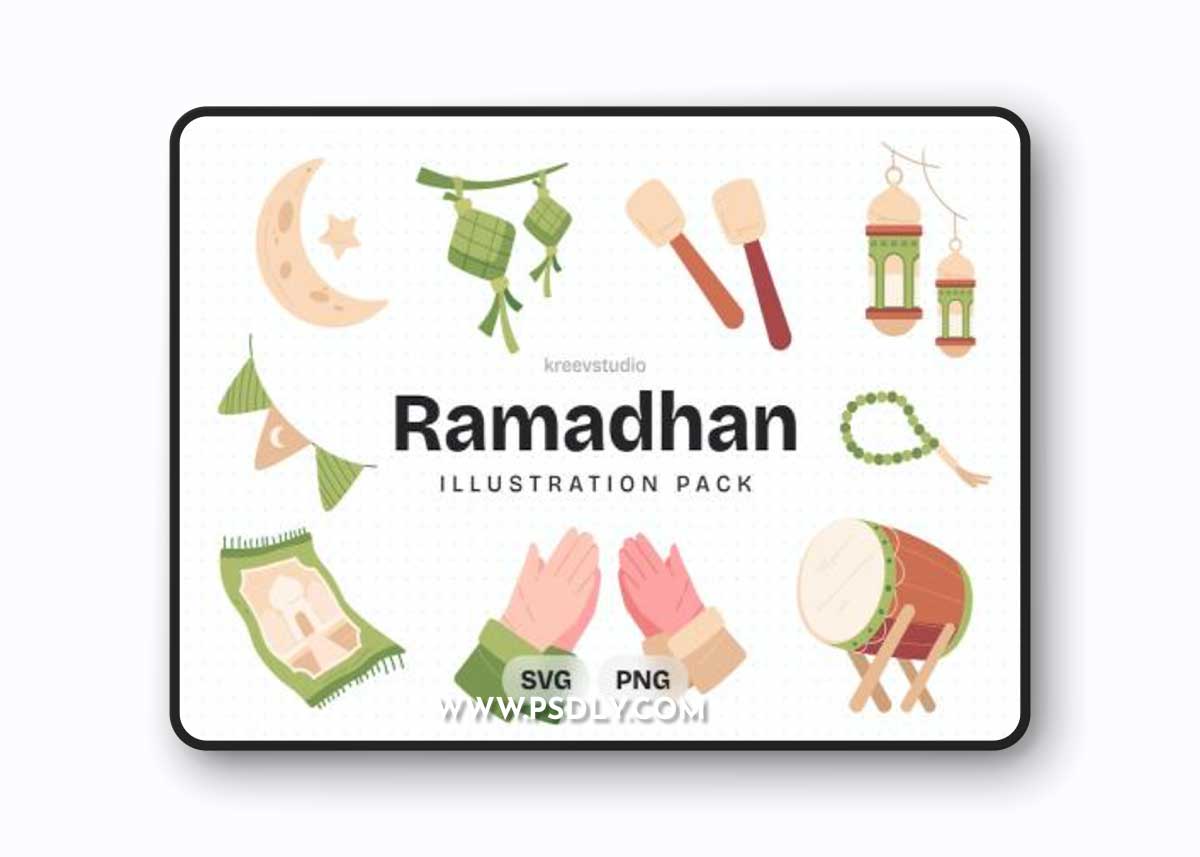 Ramadhan Illustration Pack