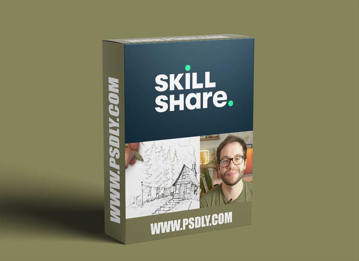 Sketching Practice: Draw a Cozy Cabin Scene with Ink Pens