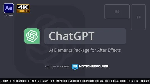 Videohive Chat GPT AI Elements 50623144