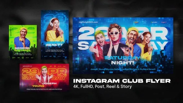Videohive Instagram Club Flyer 50714587