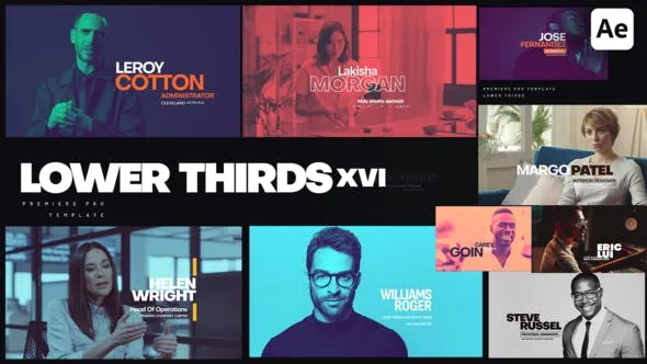 Videohive Lower Thirds XVI 50522640